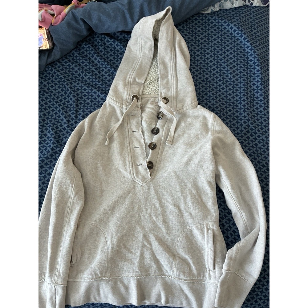 Maurice's M pullover thick sweatshirt Wool Hood